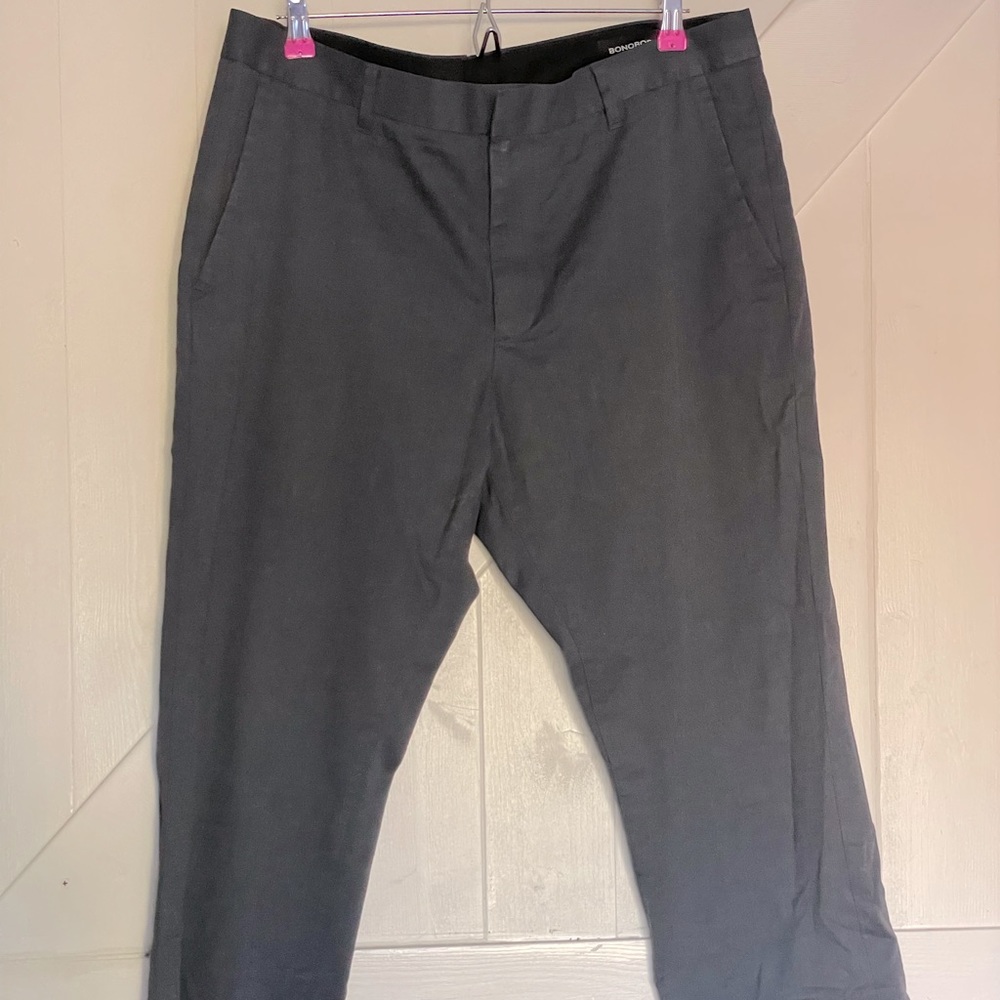 BONOBOS mens pants navy/grey